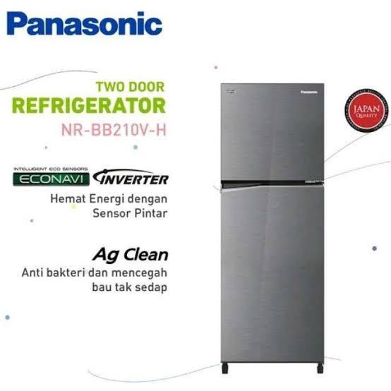 Panasonic Kulkas 2 Pintu 210L Inverter NR-BB210 V ECONAVI NRBB210
