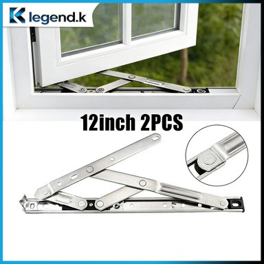 Engsel Jendela Casement Kesmen / Stainless Aluminium 430 / 12 Inci Tahan Karat / 1 Set 2 Pcs