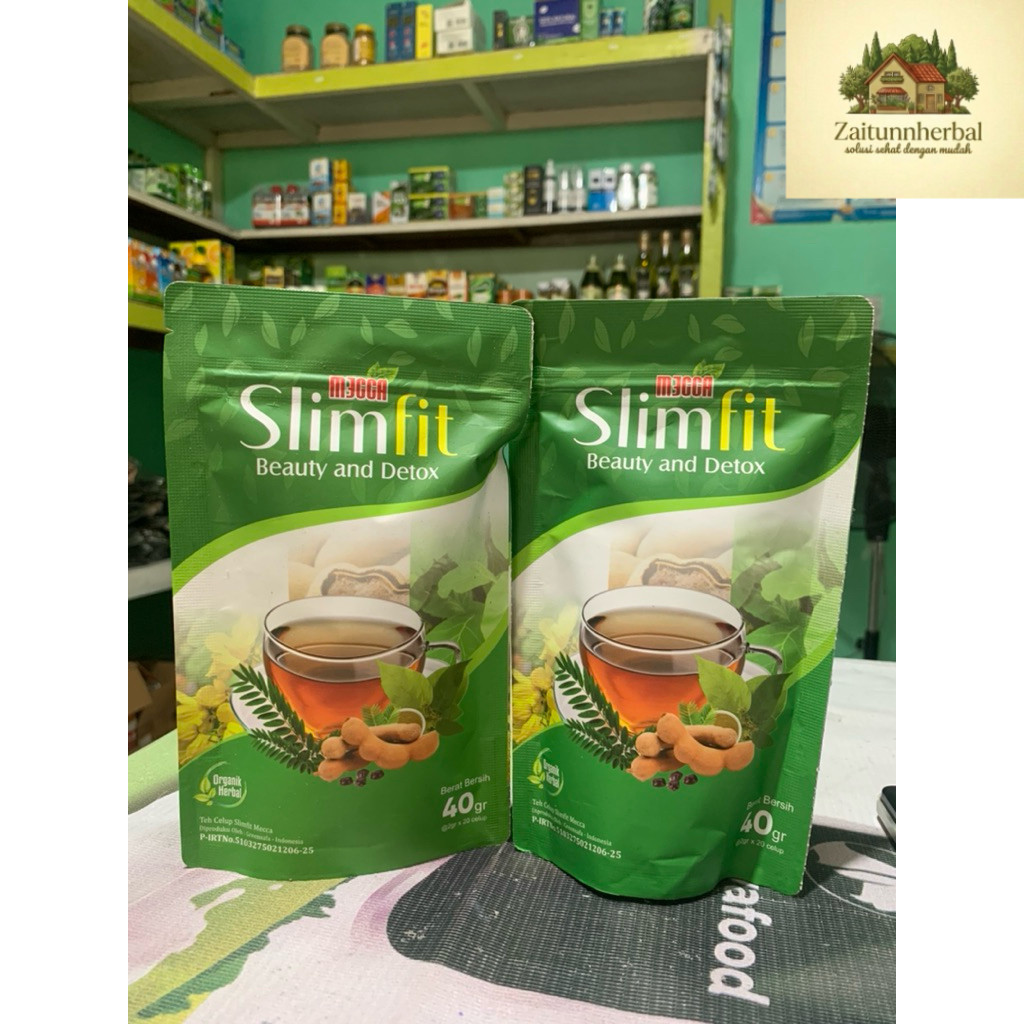 Mecca Slimfit Beauty And Detox - Teh Celup Diet Dan Detox - Minuman Diet -