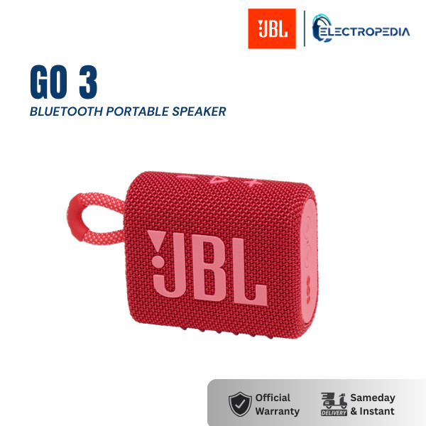 JBL GO 3 by Harman Kardon Original - Bluetooth Portable Speaker