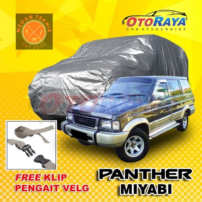 MEDANTEKNIK88 Body Car Cover Selimut Sarung Mobil Panther Miyabi + Tali Pengait Ke Velg