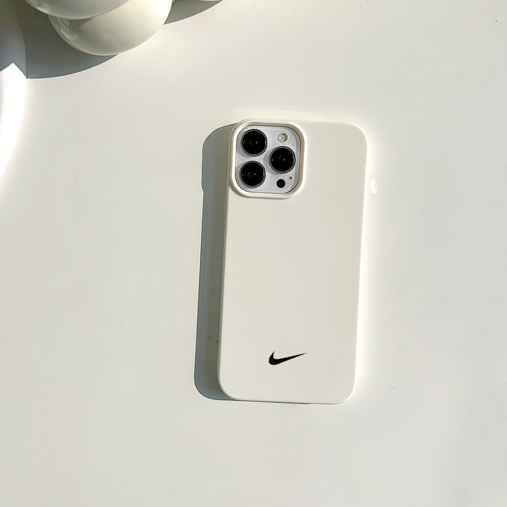[Sell a case]New Simple Nike LOGO Smooth Jelly Silicone - Glossy White Soft Box/Case for iPhone HP 7