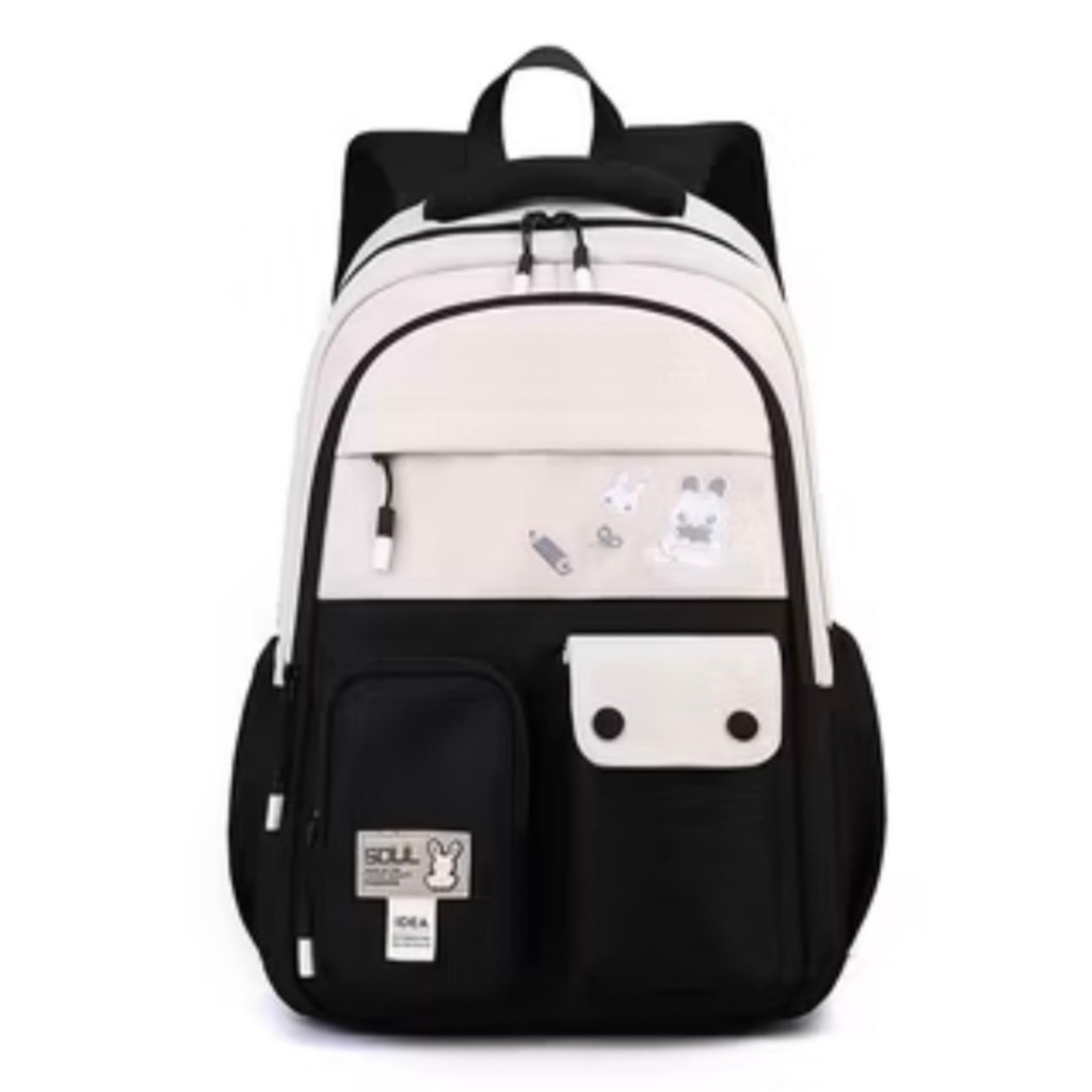 [DAILYBAG] - TAS RANSEL BACKPACK IDEA SOUL TAS SEKOLAH ANAK DAN REMAJA tas pink korean style Tas Ana