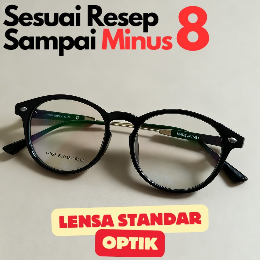 KACAMATA BLUECROMIC | BISA MINUS | NORMAL | SILINDER PLUS | LENSA MINUS TINGGI KACAMATA MINUS MURAH
