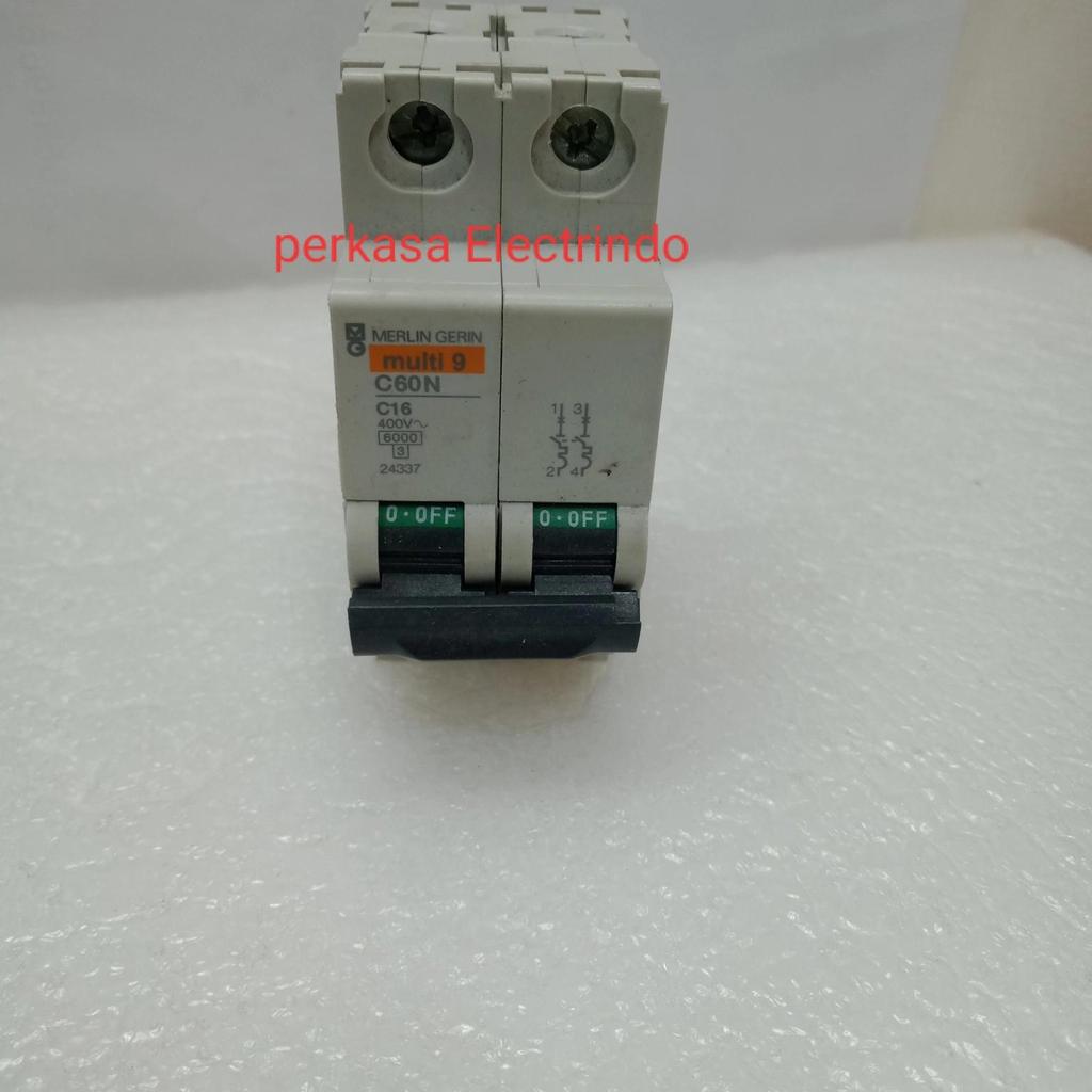 MCB MERLIN GERIN C60Na 2P 16A multi9