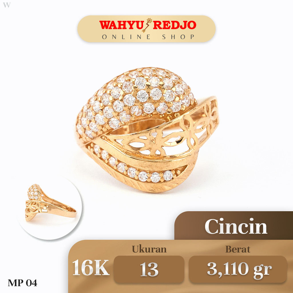Cincin Emas Kadar 16K Wahyu Redjo CC-16K-30478438