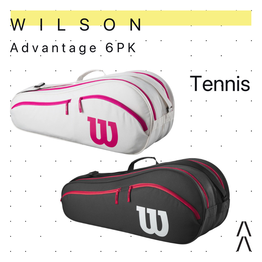 Wilson Advantage Bag 2025 6R - Tas Padel Tenis - Tenis Racket Bag/Tenis Bag