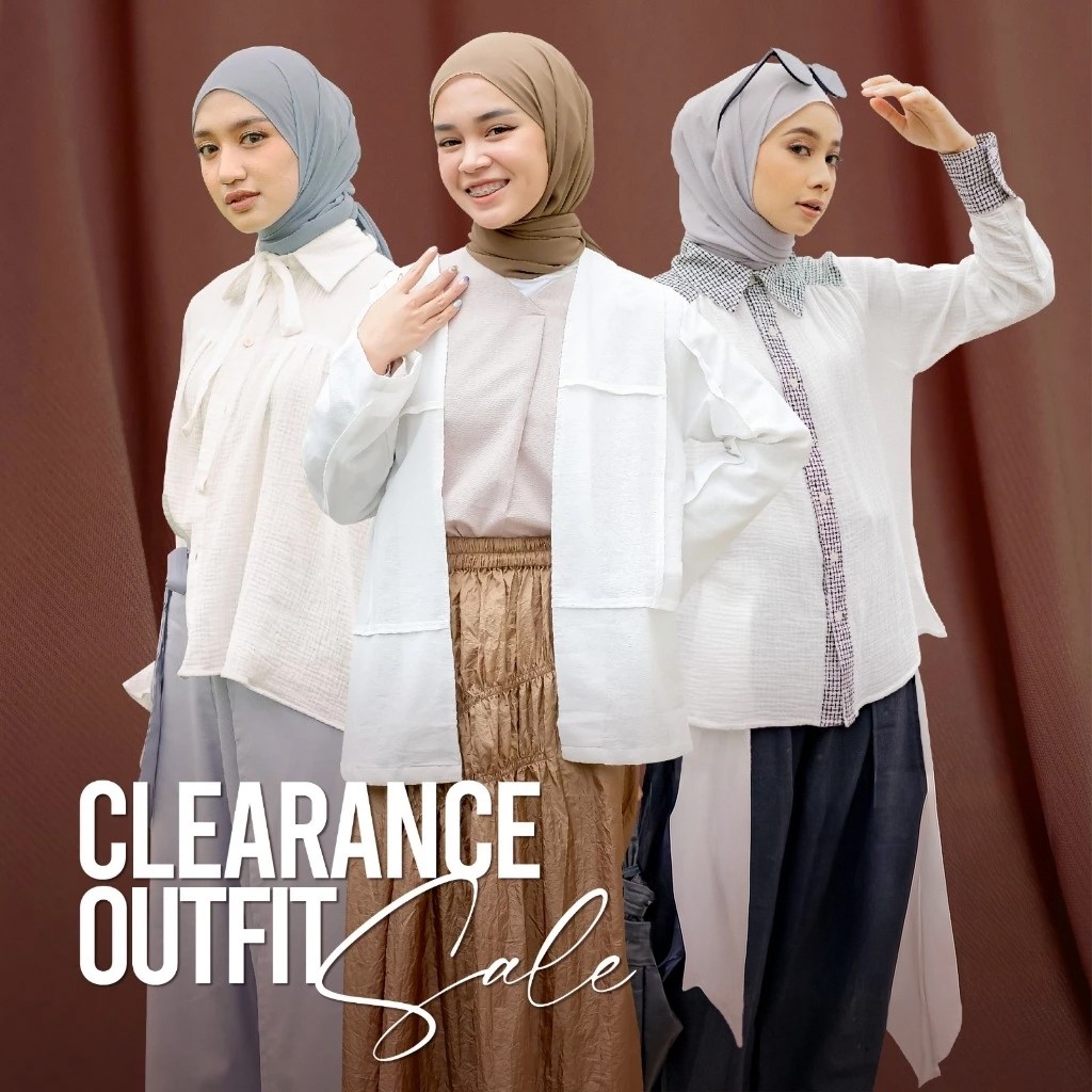 Lozy Hijab - Clearance Sale Outfit Serba 129K & 149k (Kemeja, Blouse, Pants)