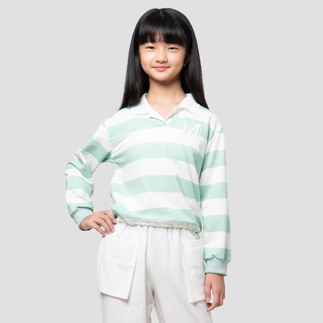 Nevada Garis Embro Sweater Anak Perempuan 123080434