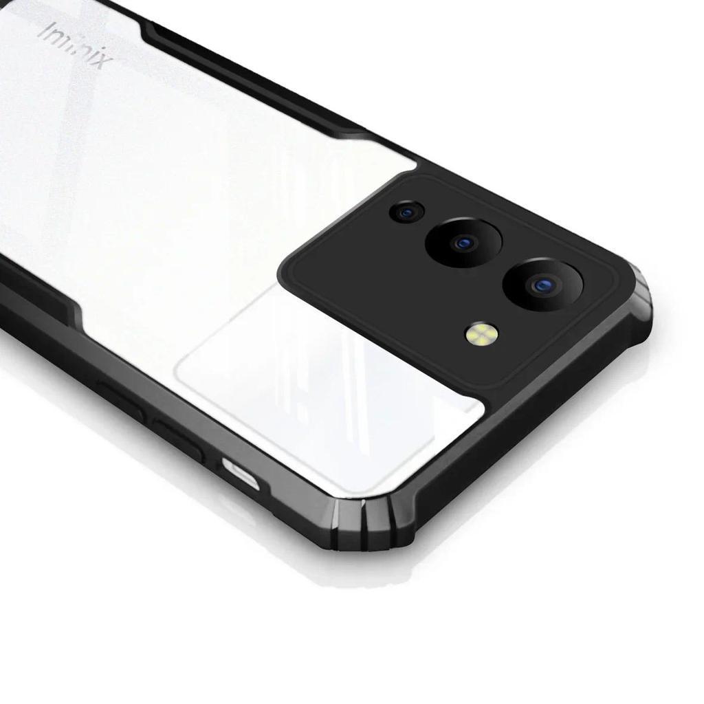 Case Shockproof Infinix Note 12 G96 Armor Transparant Hardcase Back Cover Hp