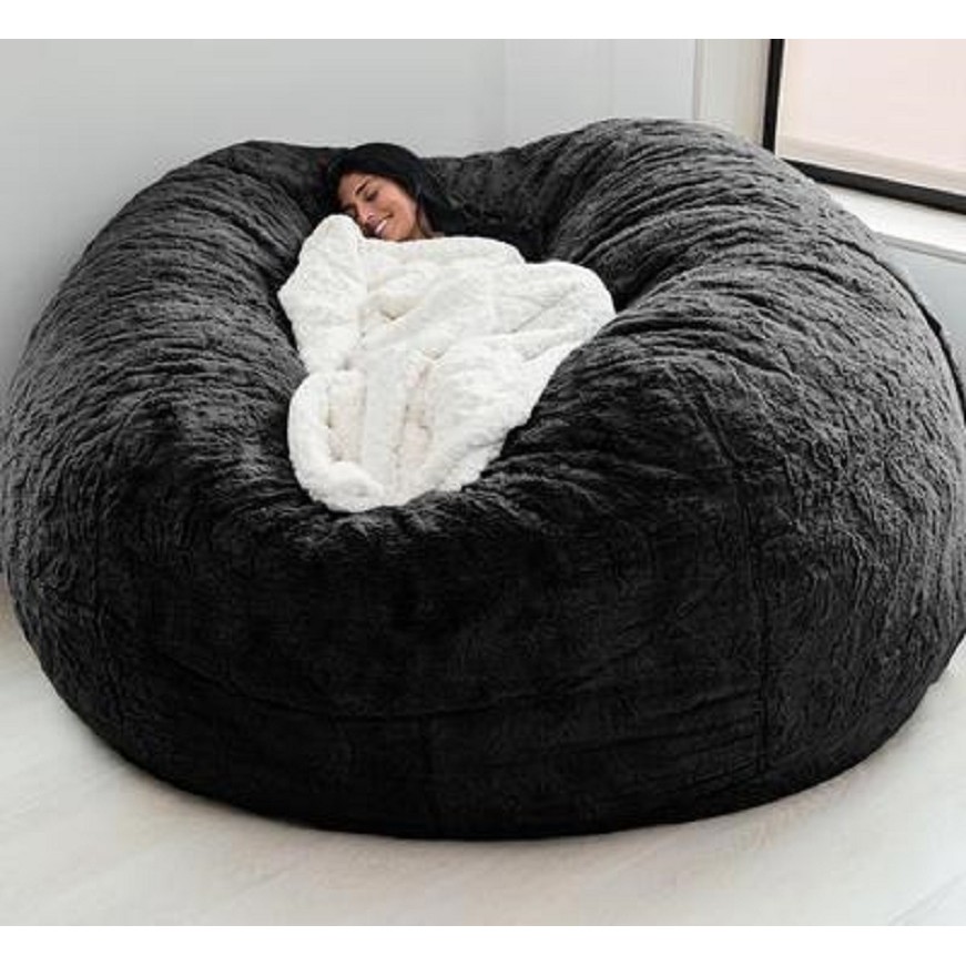 Dropshipping Big Bean Bag Sofa Puff No Filler Floor Seat Futon Lazy Sofa Bed Couch Tatami Comfy Loun
