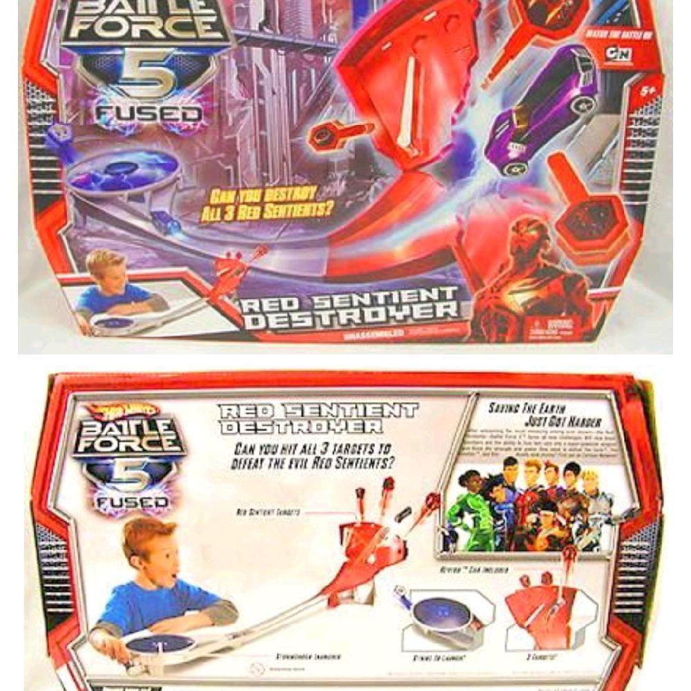 Hot Wheels Battle Force 5 Fused : Red Sentient Track Set Reverb