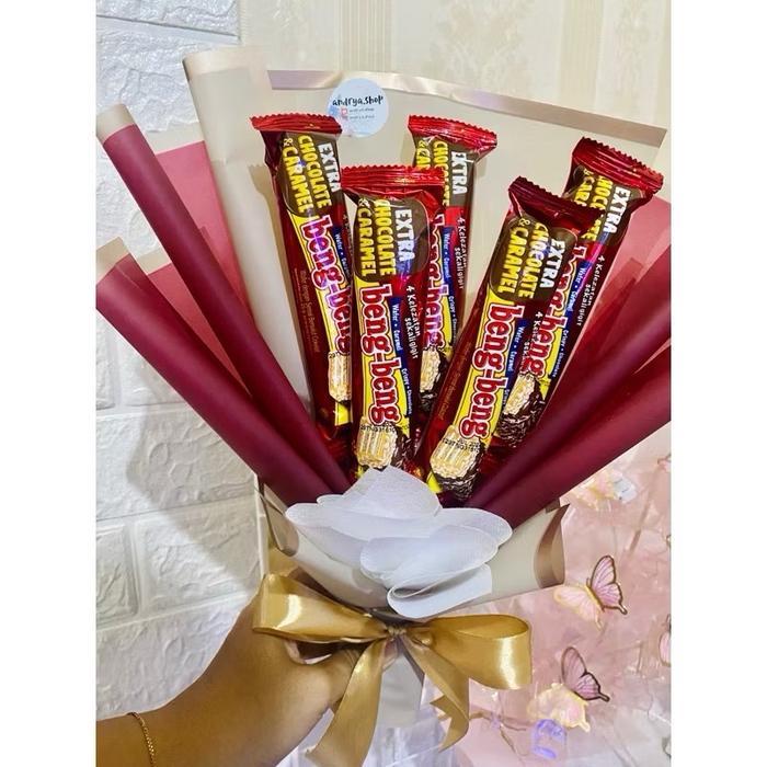 Buket coklat silverqueen bengbeng Gift - Buket silverqueen Terlaris
