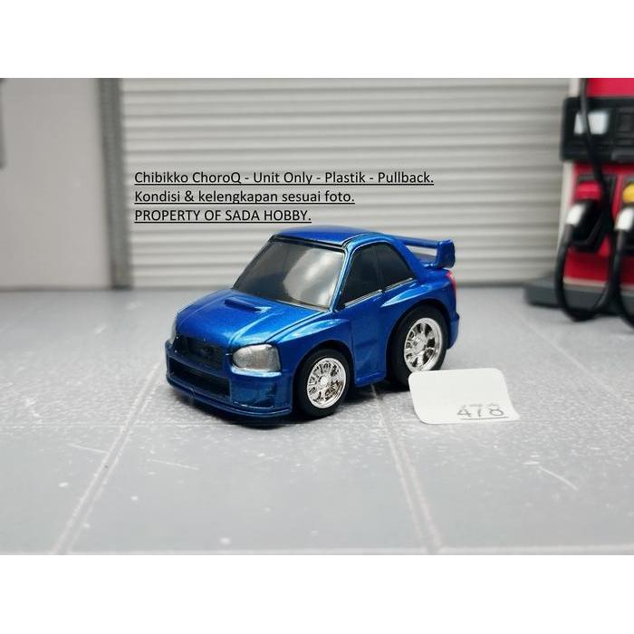 Chibikko ChoroQ Choro Q Subaru Impreza Biru Pullback Unit Only SBAtoys