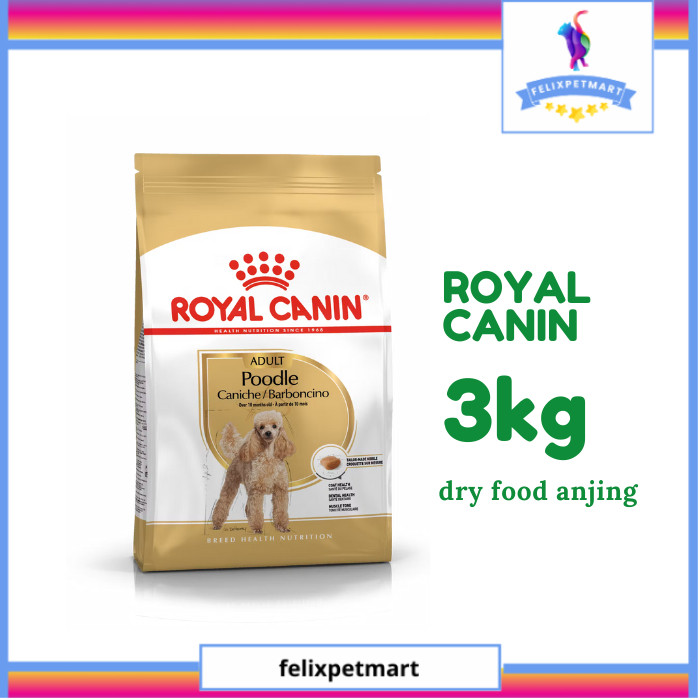 Royal Canin Poodle Adult 3kg makanan anjing poodle