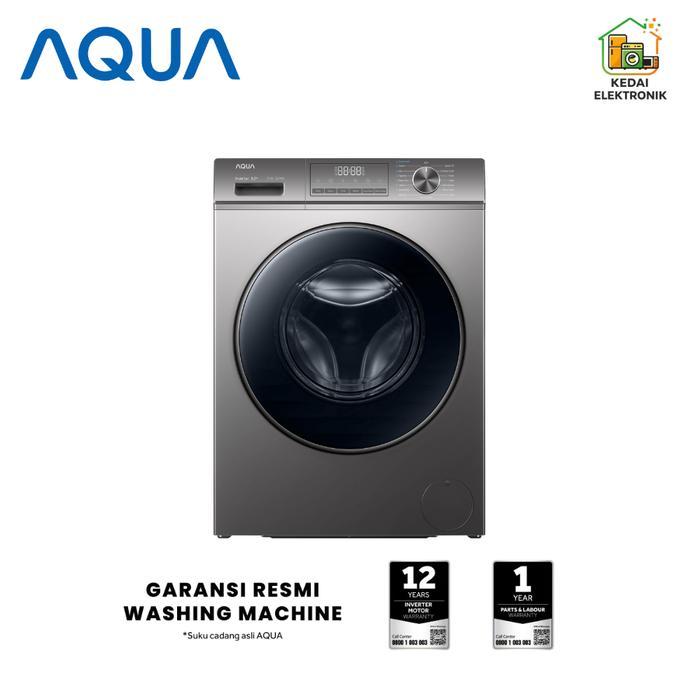 Mesin Cuci Front Loading Aqua FQW-850900QD Inverter Low Watt 8,5 KG