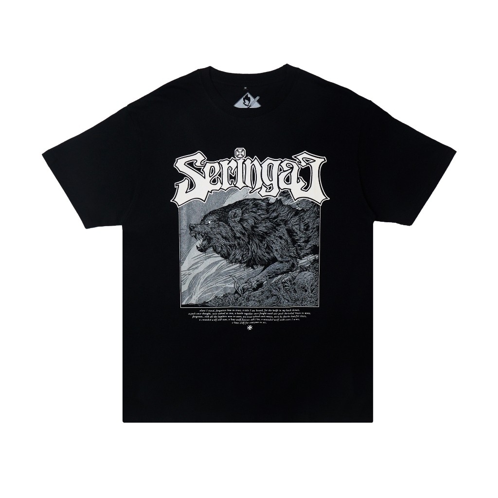 COD Seringai - Lone Wolf Tshirt - Black