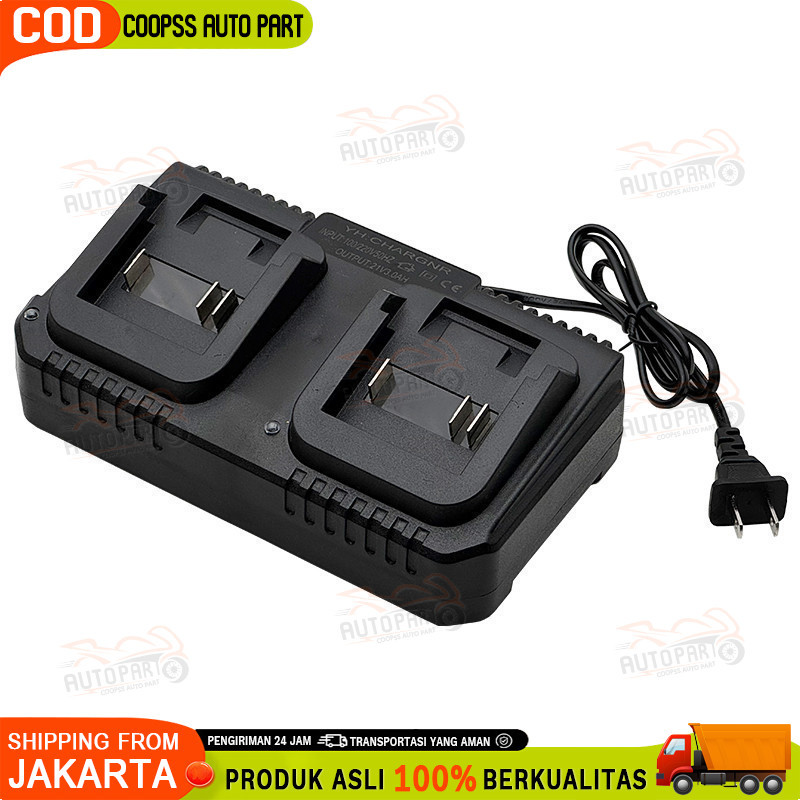 Ready Charger Makita Lithium Bor 21V Charger Adaptor Casan Cas Baterai Cordless Nagawa Bor Impact Wr