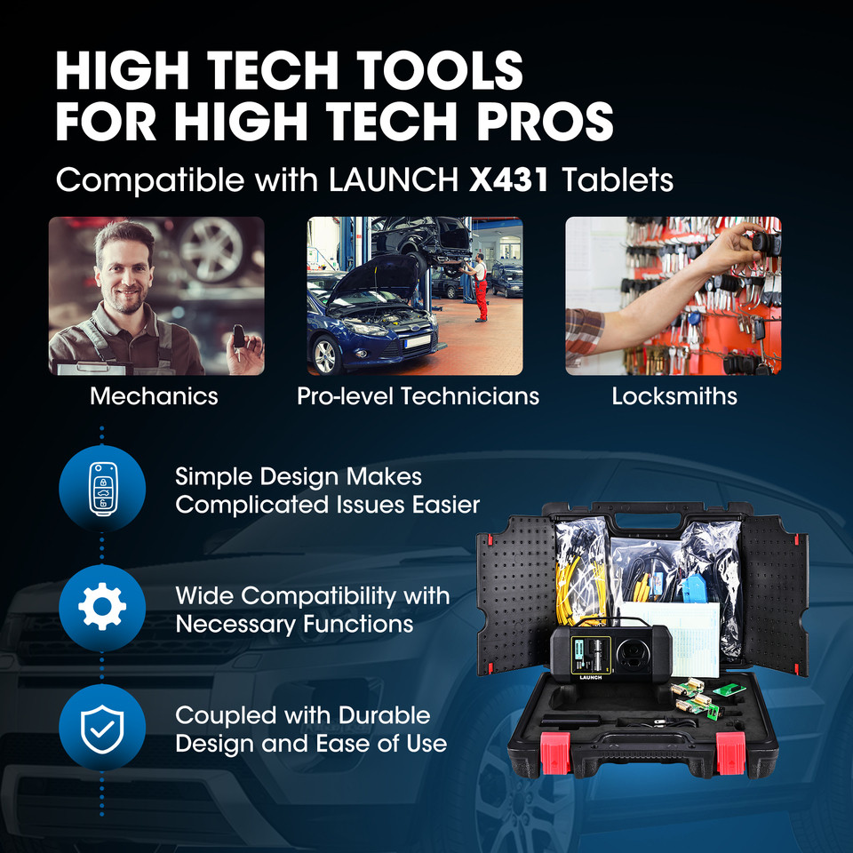 LAUNCH X431 X-PROG 3 Car Key Programmer Immobilizer Smart Keys Remote Key programmer tool For X431 P