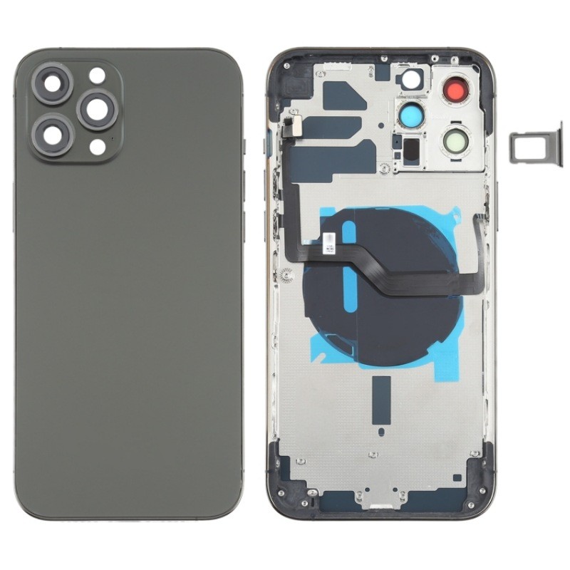 Best Original Back Cover Housing For iPhone 11 12 13 14 Pro Max X XR XS MAX With NFC Wireless chargi