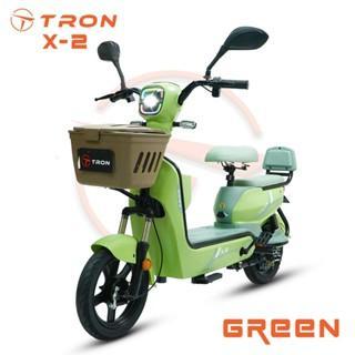 SEPEDA LISTRIK E-BIKE PREMIUM TRON X-2 / TRON X2 E BIKE SNI BERGARANSI - Green
