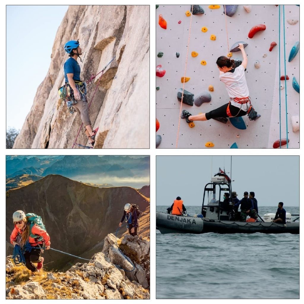 35Kn(3500Kg) Descender Carabiner Panjat Tebing/Descender Carabiner Panjat Tebing/8 Figure Climbing