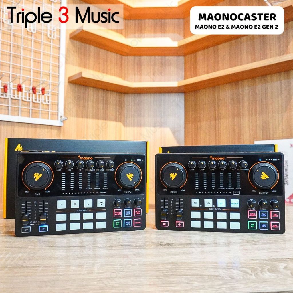 Maono E2 Maonocaster AME2 Soundcard streaming podcast