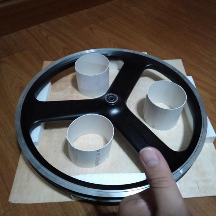 wheelset Dennos 16 349 v brake 3spoke brompton pikes gen 2 3sixty