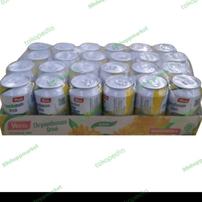 YOES CHRYSANTHEMUM /MINUMAN RASA BUNGA CHRYSANTHEMUM DUS 12 PCS KALENG