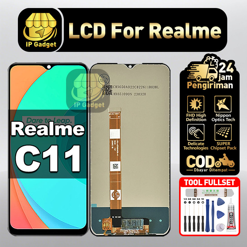 LCD REALME C11 Fullset LCD HP Touchscreen Layar Sentuh Touch Screen COD
