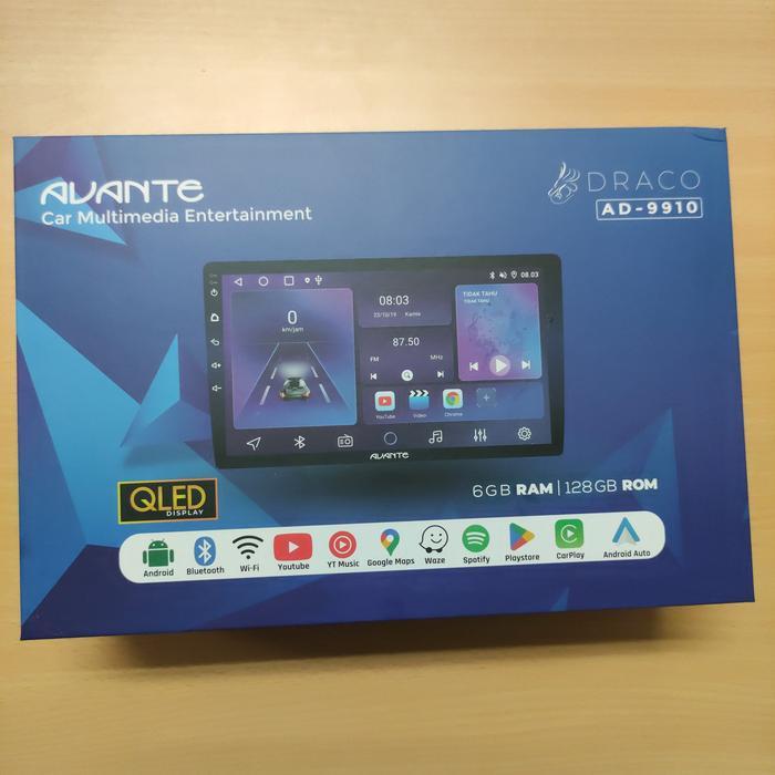 AUDIOCUPU / HEAD UNIT ANDROID AVANTE DRACO 9 INCH 6/128 / Head Unit Avante Draco AD-9910 / HEAD UNIT