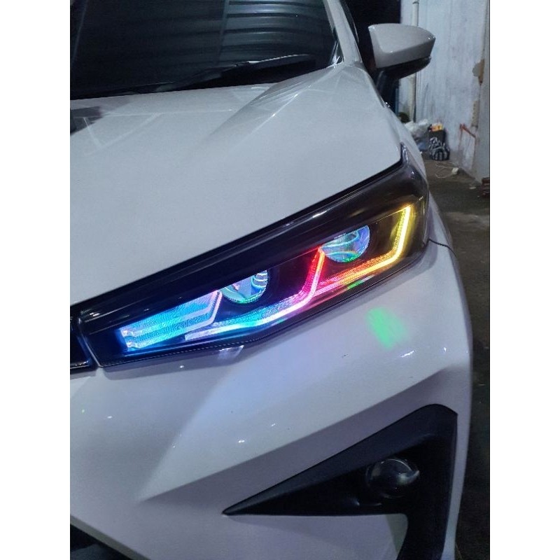 SET HEADLAMP CUSTOM BILED new AVANZA/XENIA (BILED+SLIMFRAME RGB)