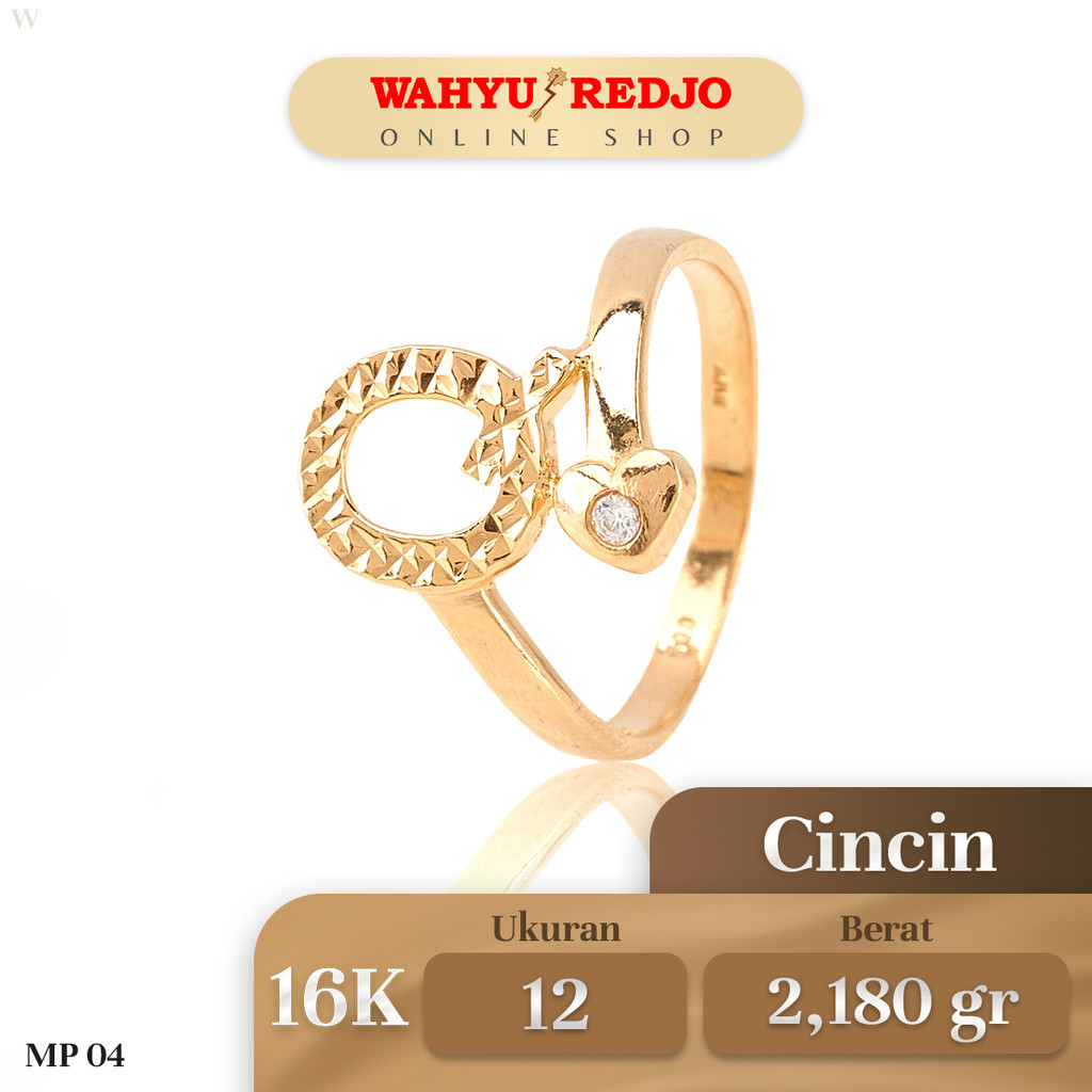 Cincin Emas Kadar 16K Wahyu Redjo CC-16K-30475132