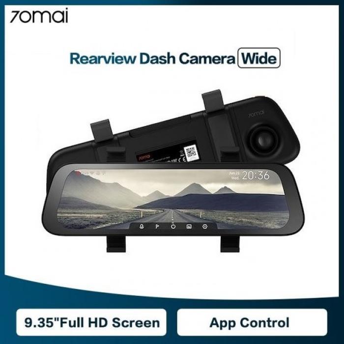 MiDrive D07 70MAI - Rearview Mirror Dash Cam Wide - Kaca Spion Tengah