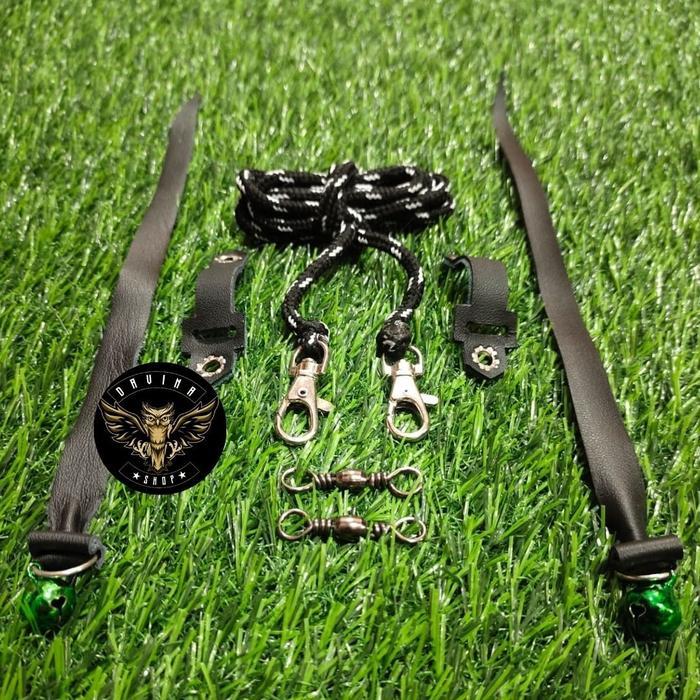 Angklet Alap Alap CG/BWK/Gagak Gaok Tali Kaki Burung Elang - Hitam