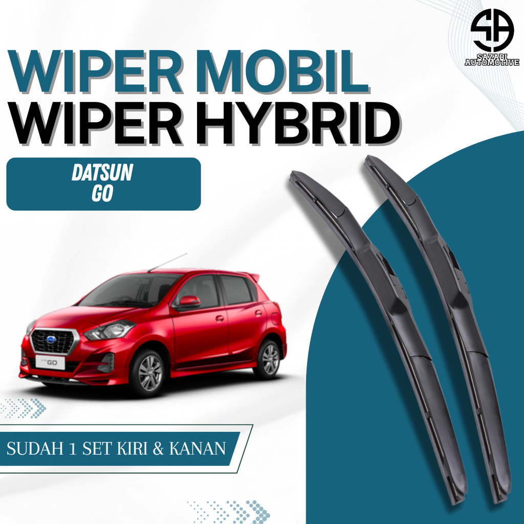 Wiper Premium Hybrid Blade Mobil Datsun Go Wifer Kaca Depan