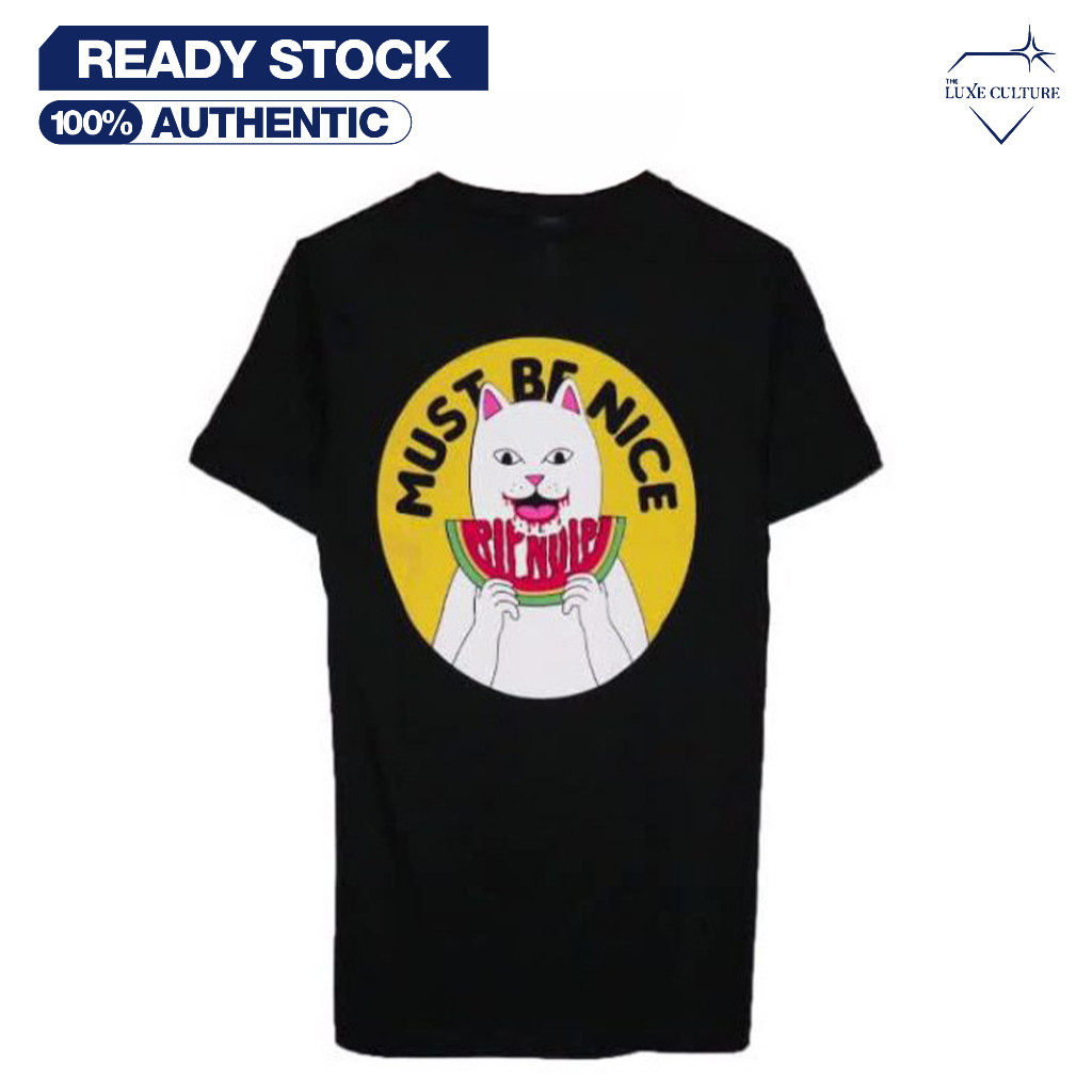 200g kapas murniRip N Dip Must Be Nice Black / Kaos Branded Original