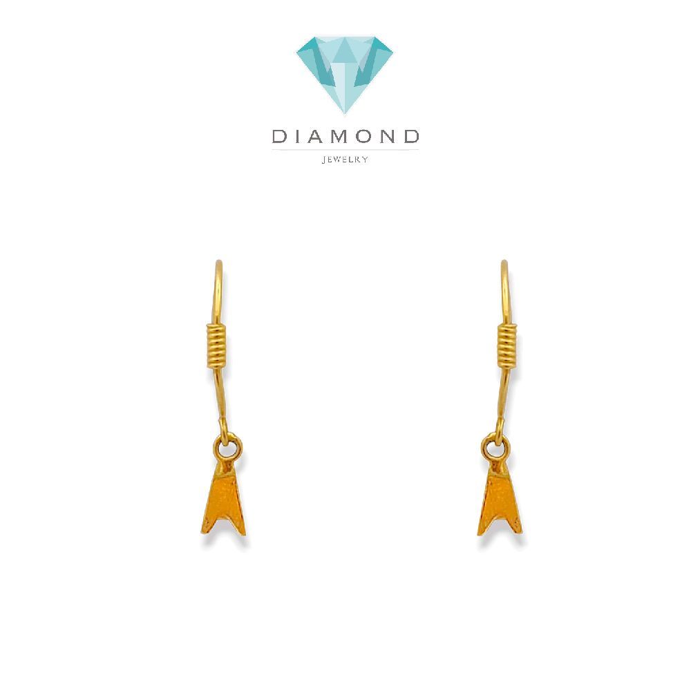 Hoop Gold Earring 23K / Anting Emas Hoop 23K / 347AMSWP1