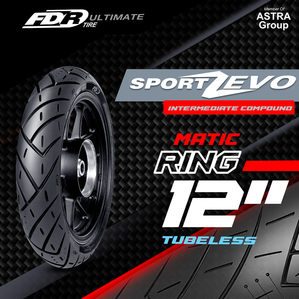 Ban Motor Tubeless FDR SPORT ZEVO Ring 12