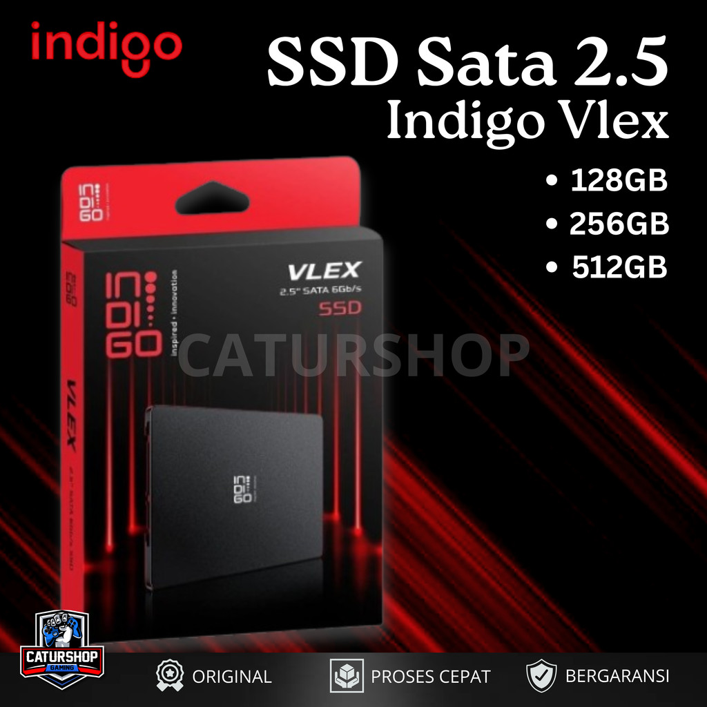 Ssd Indigo Vlex Sata3 128gb / 256gb / 512gb / SSD Sata 256GB / SSD 128GB
