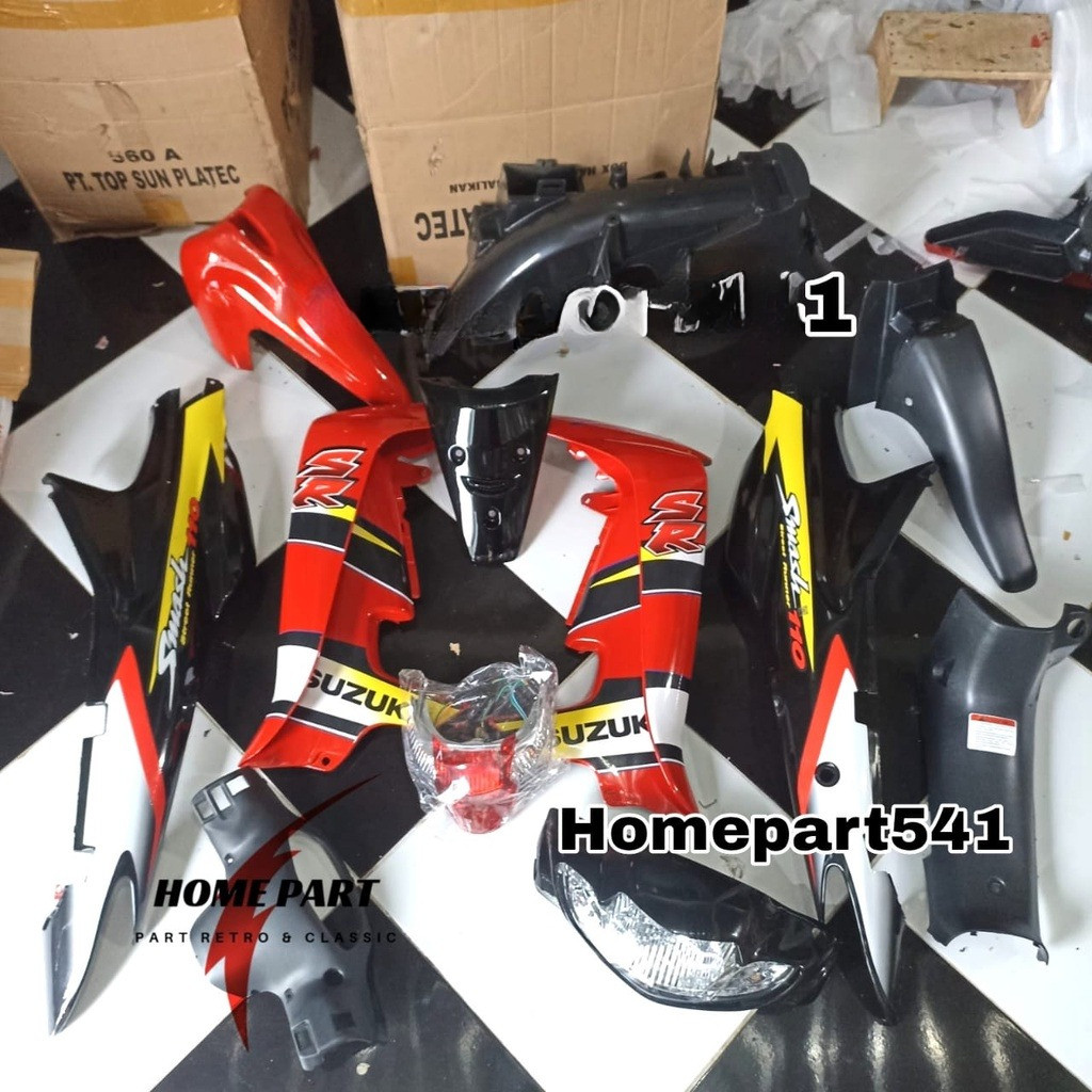 FULL SET BODY KASAR BODY HALUS SMASH LAMA SMASH OLD 110 MERAH