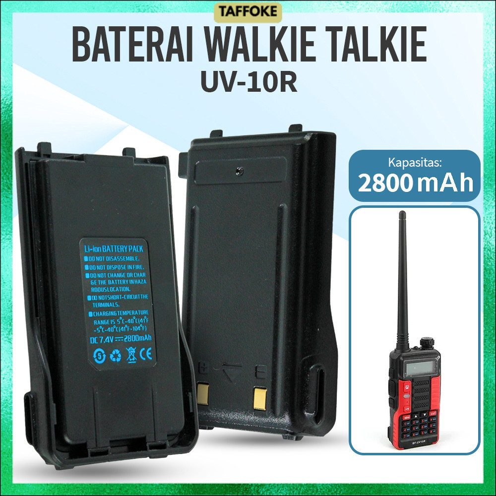 Baterai Walkie Talkie UV-10R 7.4V 2800mAh