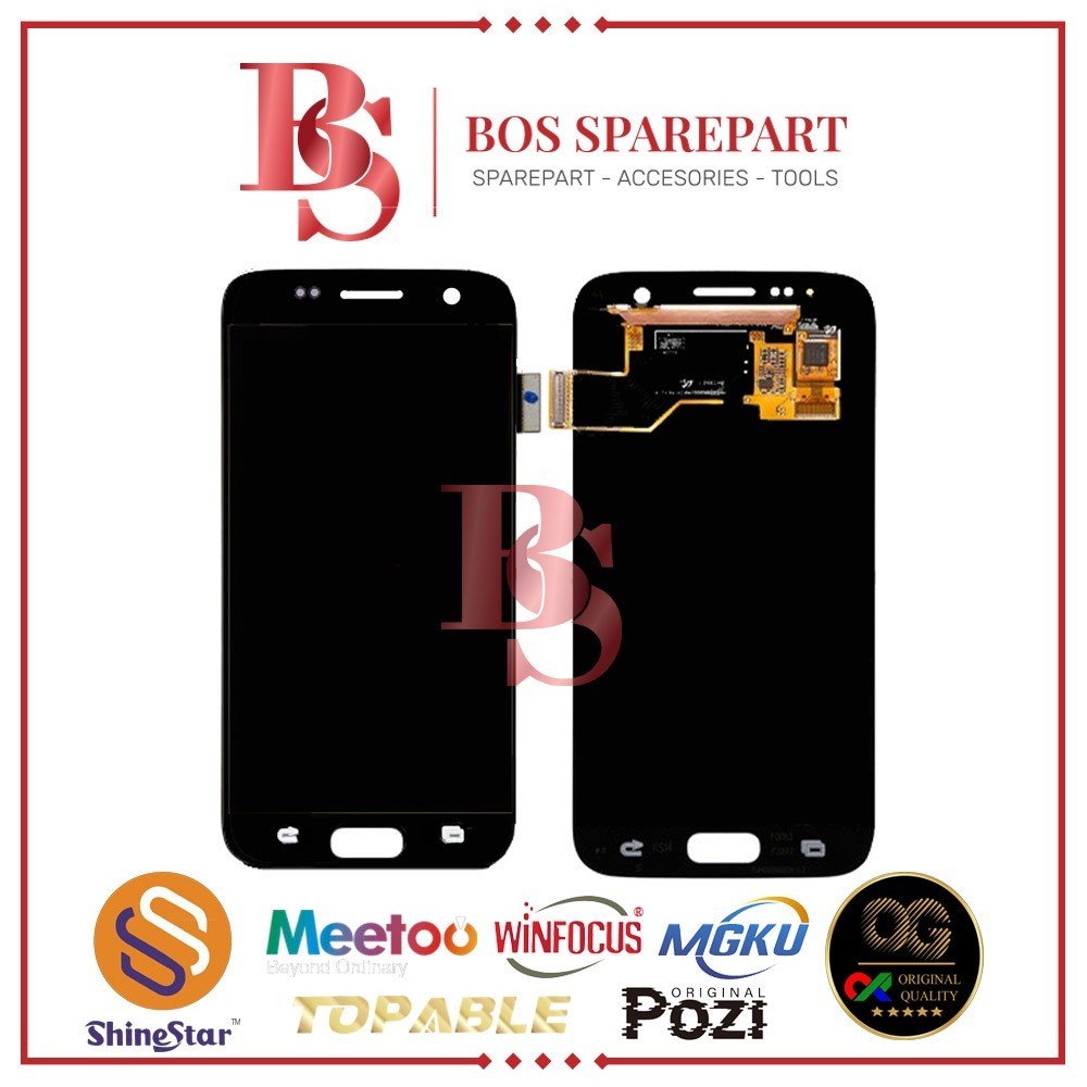 Bos Sparepart Jakarta - LCD TOUCHSCREEN SAMSUNG S7 / S7 FLAT / G930