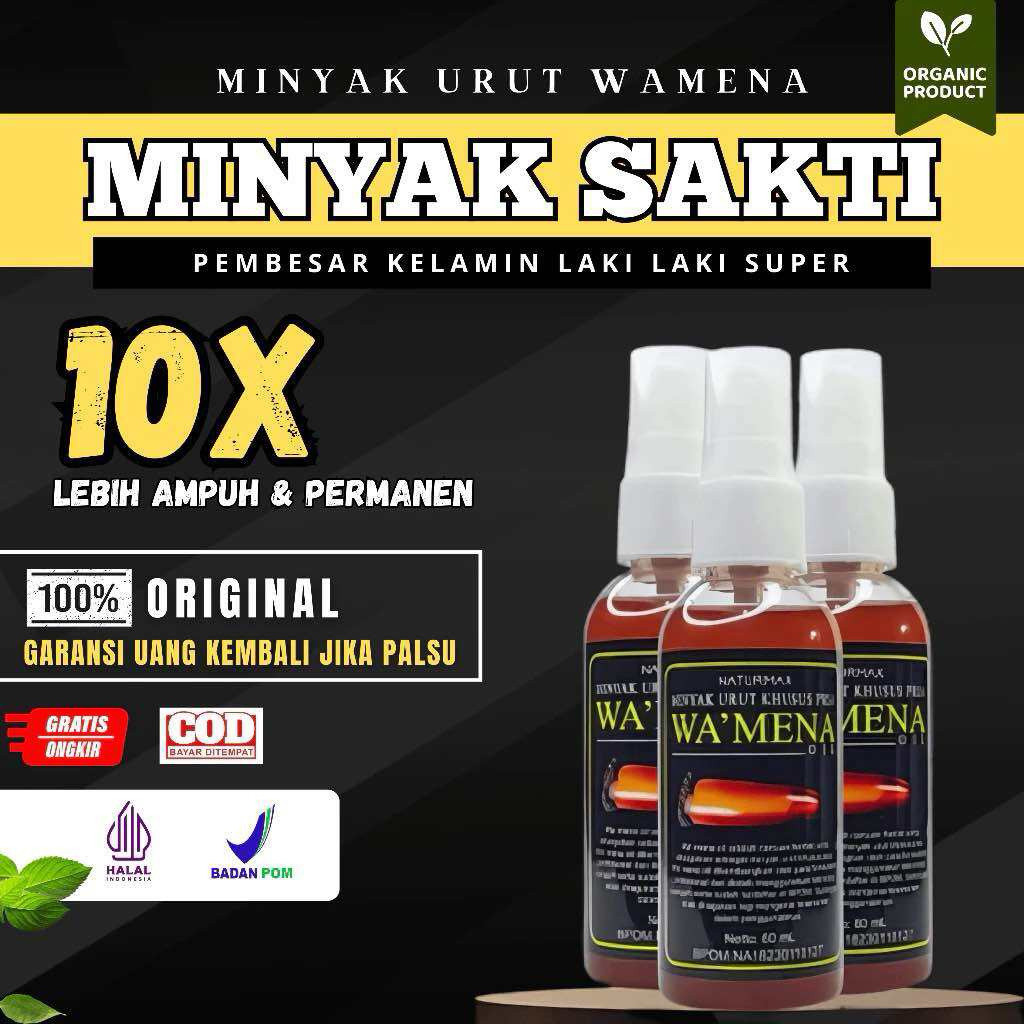 Minyak Wamena Original BPOM Halal Isi 60 Ml (Bisa COD)