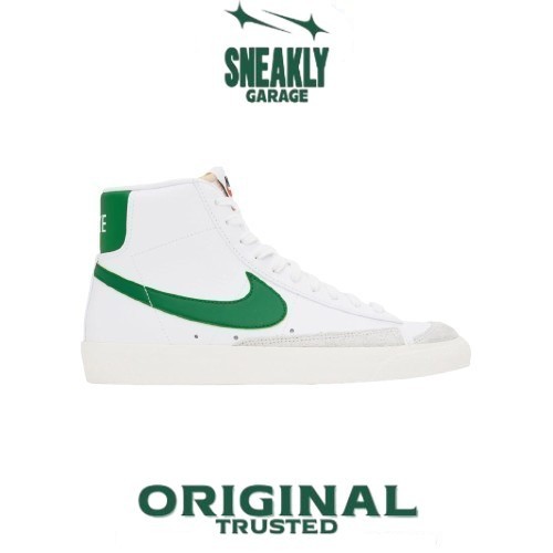 Sepatu Nike Blazer Mid 77 Vintage White Green    Sneakers Unisex