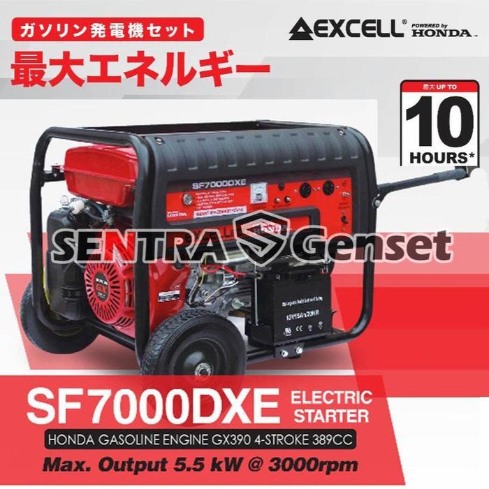 genset honda 5000 5500 watt. Honda Excell SF7000DXE