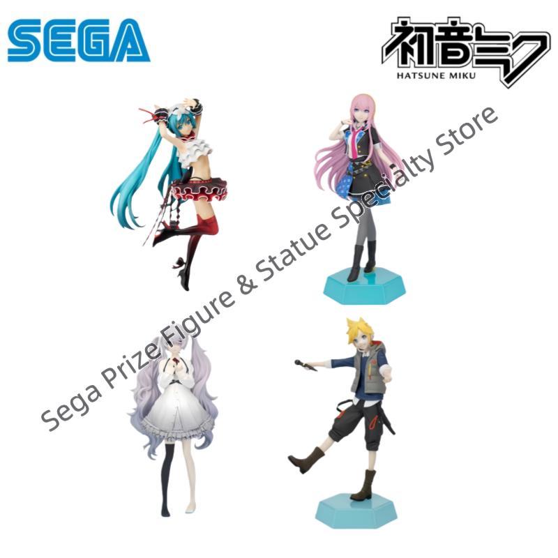 Sega In Stock Original Box Garage Kit Hatsune Miku Miku Kagamine Len Anime aracters Collectible Orig