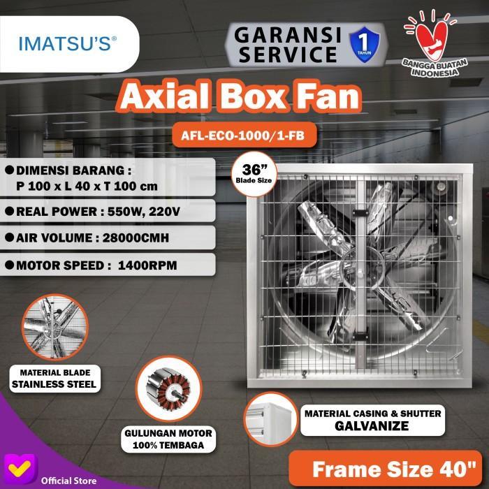 Exhaust Box Fan Blower Kandang Ayam 36 Inch 220V 1 Phase Kipas Gudang