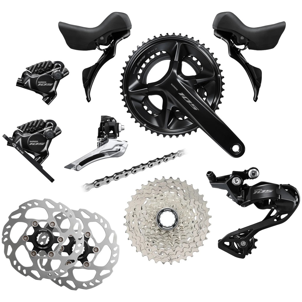 Shimano 105 R7120 Groupset (tanpa bb)