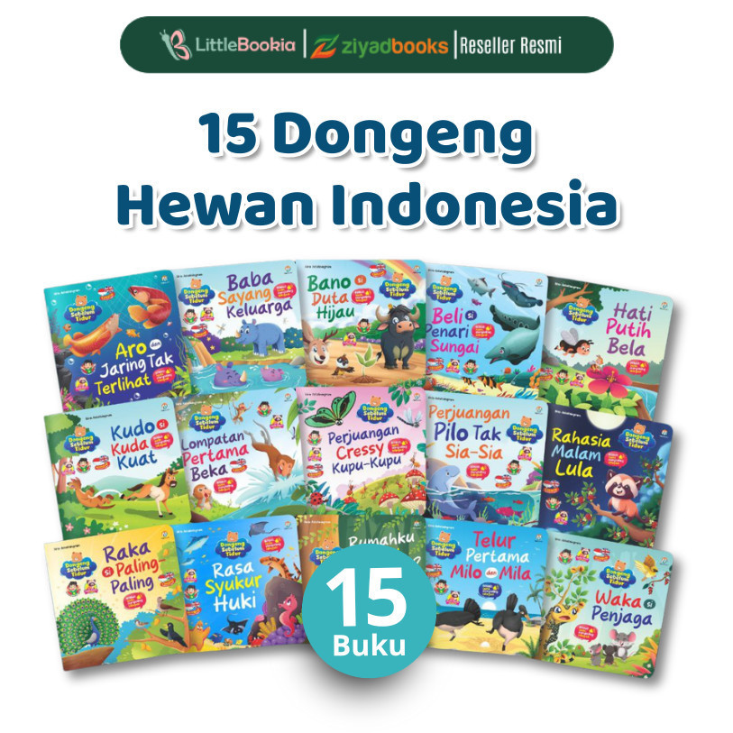 Ziyadbooks Buku Dongeng Cerita Hewan Indonesia